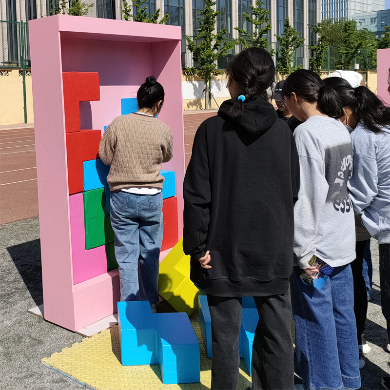 廊坊俄罗斯方块租赁 用巨型智力积木点燃活动暖场新热潮